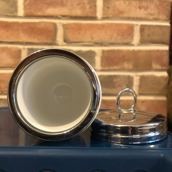 Vtg Royal Worcester Single Egg Coddler/Cup Palmyra Jacobean Pattern w/Metal Lid - Picture 5 of 7